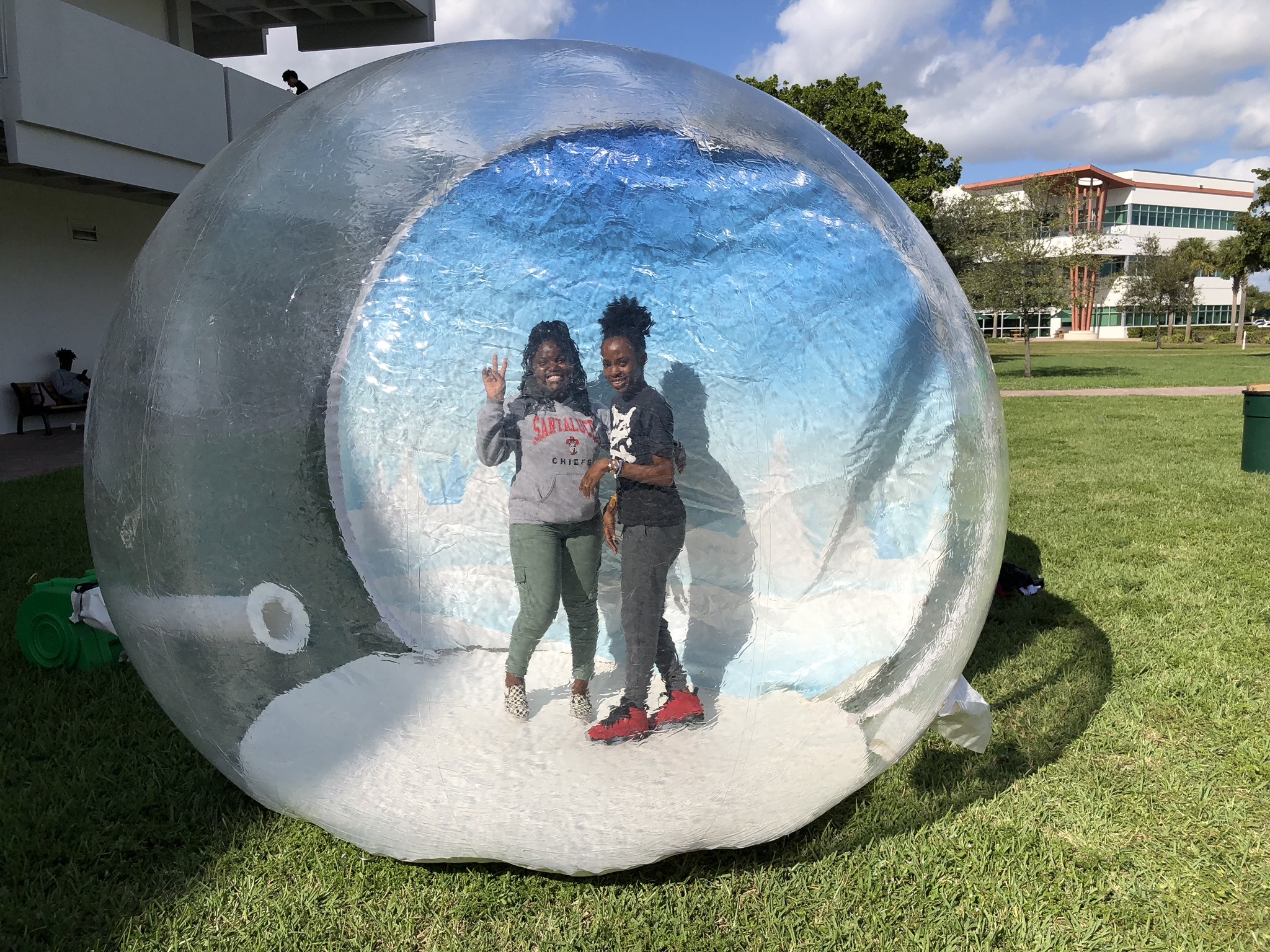 Our new 2 chamber Human Snow Globe