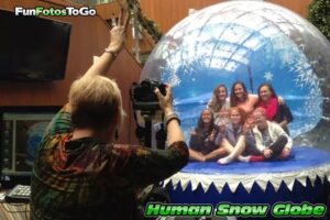 Human Snow Globe from To Go Events