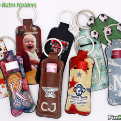 Custom Lip Balm Holders fronts variety