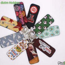 Custom Lip Balm Holders variety of backs