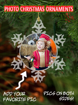 Photo Christmas Ornament – 2 sided