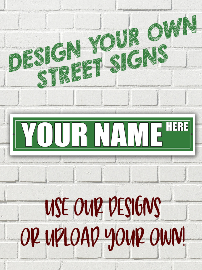 Custom Street Sign Sample Fun Fotos To Go Custom Street Signs - Personalized 18